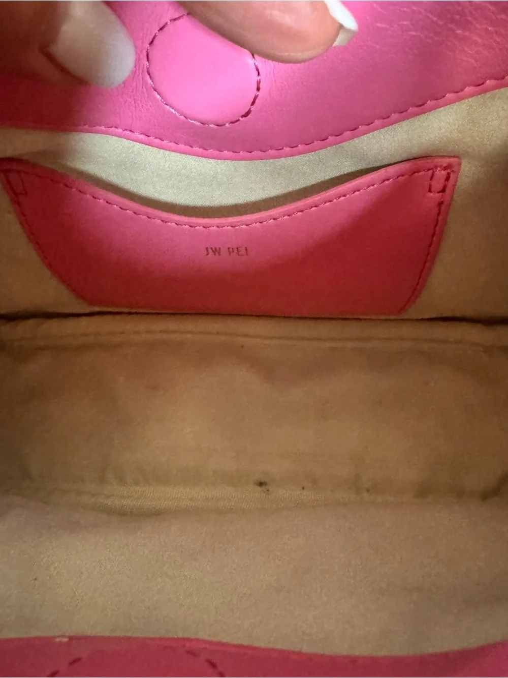 Nwot JW PEI Gabby pink hobo bag